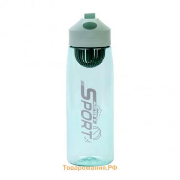 Бутылка для воды, 550 мл, SPORT, зеленая